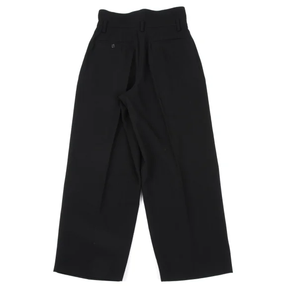 COMME des GARCONS Wool High Waist Two Tuck Pants K-164923_011