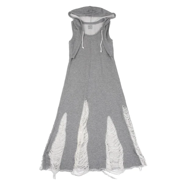 MIHARA YASUHIRO Crushed Hem Sleeveless Sweat Dress K-164925_002