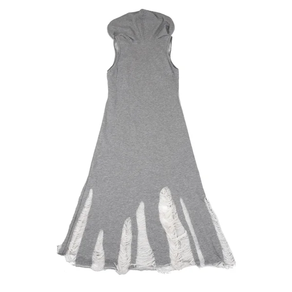 MIHARA YASUHIRO Crushed Hem Sleeveless Sweat Dress K-164925_015