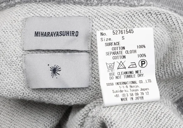 MIHARA YASUHIRO Crushed Hem Sleeveless Sweat Dress K-164925_019