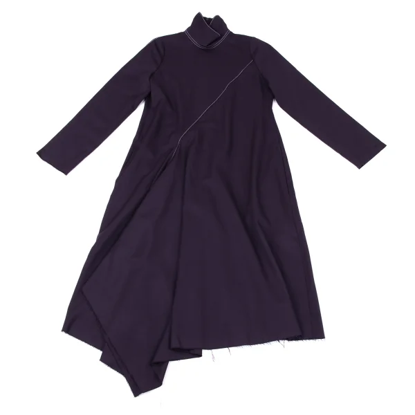 TAKESHI KOSAKA by Y's Pink Label Wool Stitch Design High Neck Dress K-164926_002