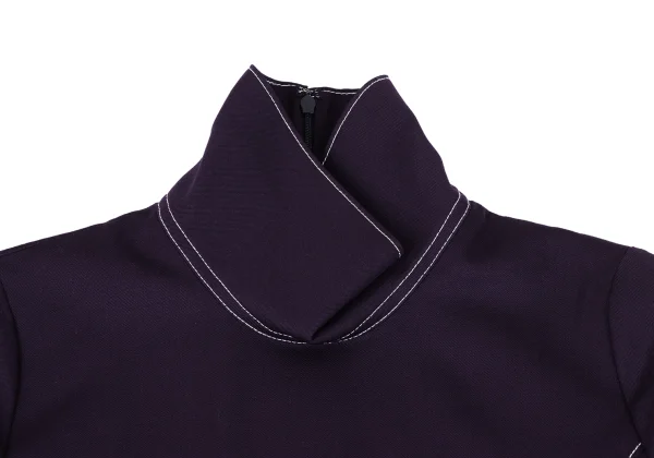 TAKESHI KOSAKA by Y's Pink Label Wool Stitch Design High Neck Dress K-164926_004