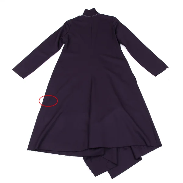 TAKESHI KOSAKA by Y's Pink Label Wool Stitch Design High Neck Dress K-164926_012