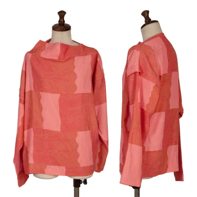 ISSEY MIYAKE Printed Sleeve Switching T-shirt