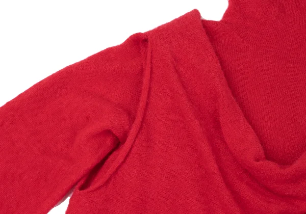 ISSEY MIYAKE Alpaca Blend Folded Layered Knit Sweater K-164932_006