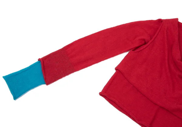 ISSEY MIYAKE Alpaca Blend Folded Layered Knit Sweater K-164932_007