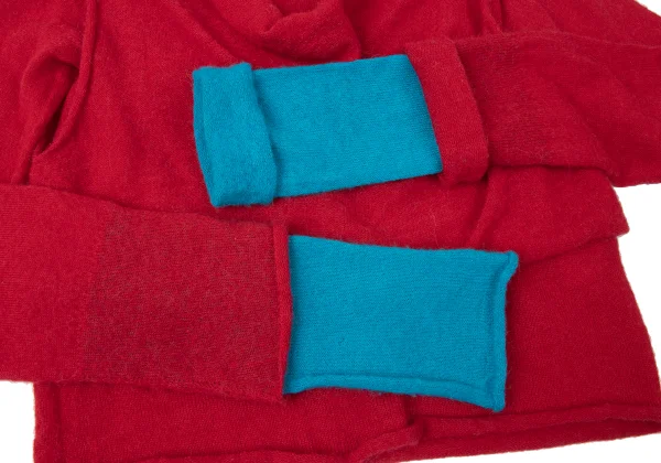 ISSEY MIYAKE Alpaca Blend Folded Layered Knit Sweater K-164932_008