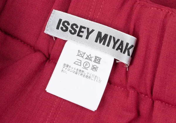 ISSEY MIYAKE Wool Nylon Stretch Tuck Pants K-164934_011