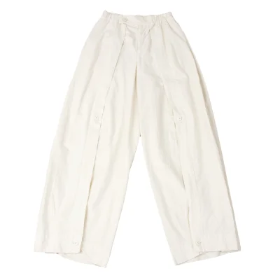 ISSEY MIYAKE  Front Button Tuck Design Pants