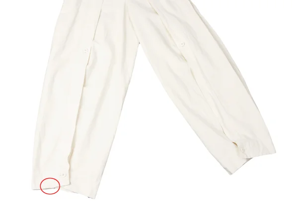 ISSEY MIYAKE  Front Button Tuck Design Pants K-164935_007