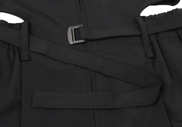 ISSEY MIYAKE Poly High-waist Stretch Belted Pants K-164938_003