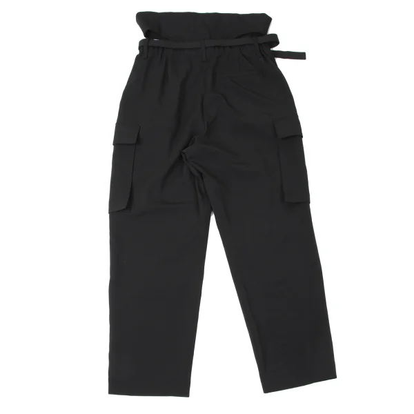 ISSEY MIYAKE Poly High-waist Stretch Belted Pants K-164938_009