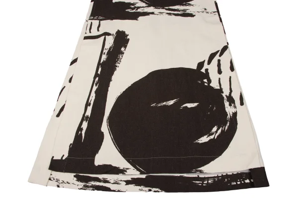 ISSEY MIYAKE Graphic Printed V Neck Sleeveless Dress K-164940_006