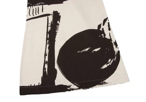 ISSEY MIYAKE Graphic Printed V Neck Sleeveless Dress K-164940_009