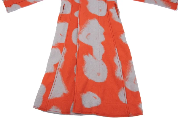 ISSEY MIYAKE Patterned High Neck Coat K-164941_008