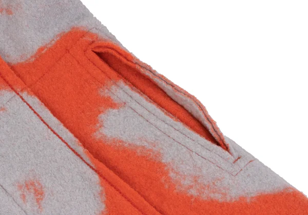 ISSEY MIYAKE Patterned High Neck Coat K-164941_009