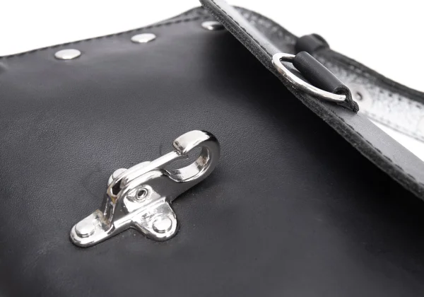 MM6 MAISON MARGIELA Studs Crack Foil Leather Shoulder Bag K-164943_015