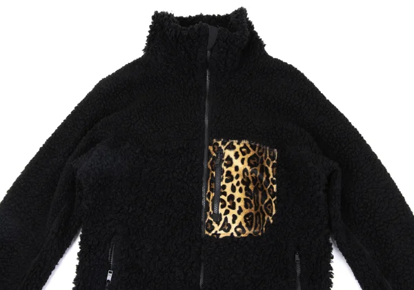Y-3 Leopard Pocket Boa Zip Blouson K-164948_002