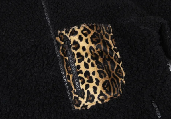 Y-3 Leopard Pocket Boa Zip Blouson K-164948_004
