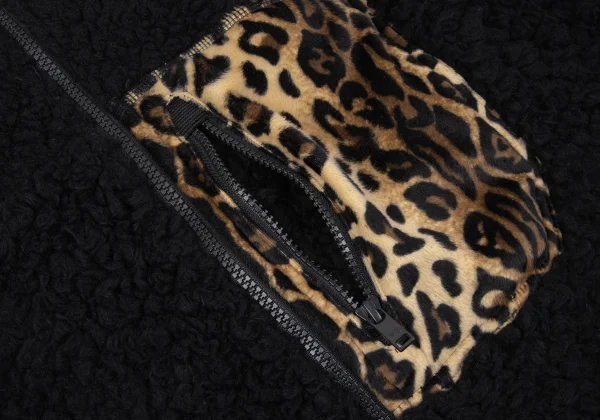 Y-3 Leopard Pocket Boa Zip Blouson K-164948_005