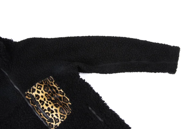 Y-3 Leopard Pocket Boa Zip Blouson K-164948_006