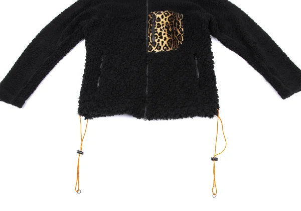 Y-3 Leopard Pocket Boa Zip Blouson K-164948_008