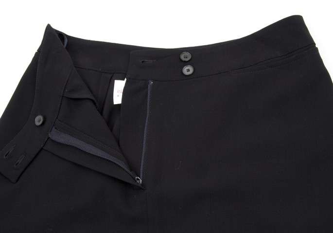 希少 JIL SANDER 立体裁断 スカート 変形 デザイン 36 濃紺 歪み