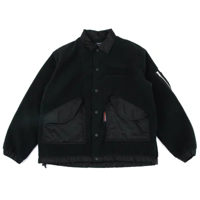 COMME des GARCONS HOMME Nylon Switching Poly Fleece Jacket