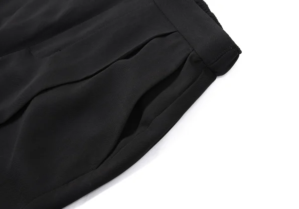 ENFOLD Back Gather Tuck Wide Cropped Pants K-164952_003