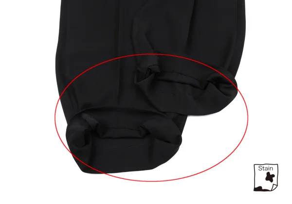 ENFOLD Back Gather Tuck Wide Cropped Pants K-164952_007