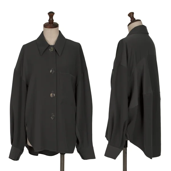 ENFOLD Poly Round Hem Shirt Grey 38 K-164953_001