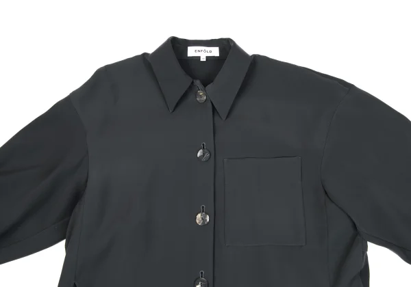 ENFOLD Poly Round Hem Shirt K-164953_003