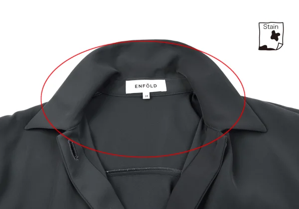 ENFOLD Poly Round Hem Shirt K-164953_005