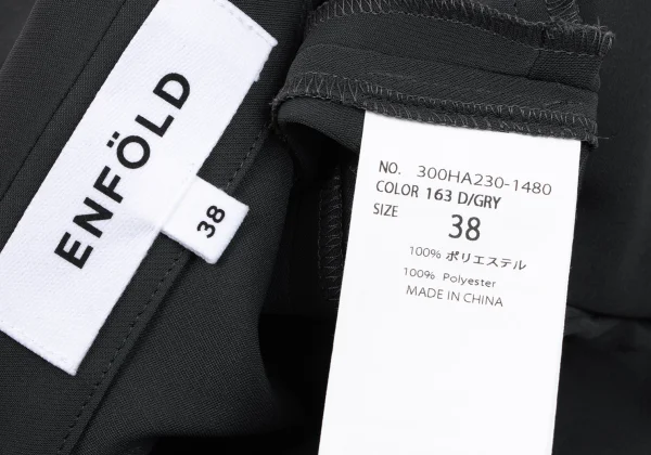 ENFOLD Poly Round Hem Shirt K-164953_016