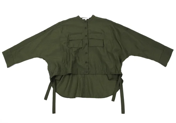 UN3D. Back Drape Drawstring Dolman Shirt K-164954_002