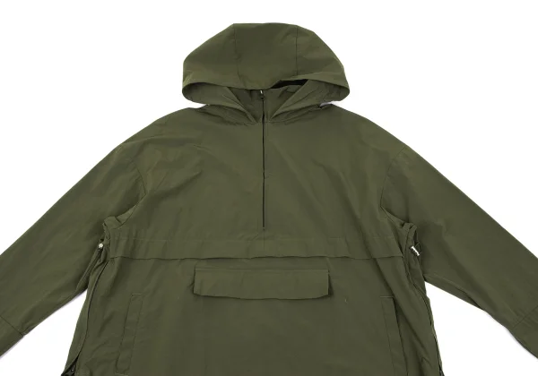 UN3D. Rayon Blend Back Long Pullover Hooded Jacket K-164955_003