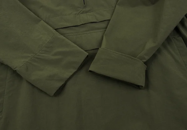 UN3D. Rayon Blend Back Long Pullover Hooded Jacket K-164955_008