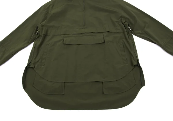 UN3D. Rayon Blend Back Long Pullover Hooded Jacket K-164955_009