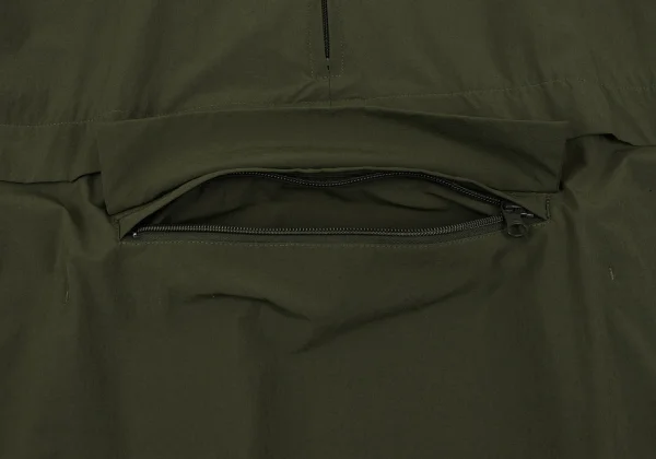 UN3D. Rayon Blend Back Long Pullover Hooded Jacket K-164955_011