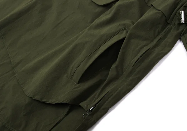 UN3D. Rayon Blend Back Long Pullover Hooded Jacket K-164955_012