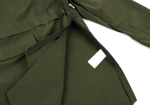 UN3D. Rayon Blend Back Long Pullover Hooded Jacket K-164955_013