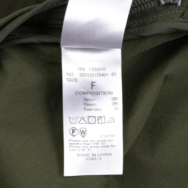 UN3D. Rayon Blend Back Long Pullover Hooded Jacket K-164955_018