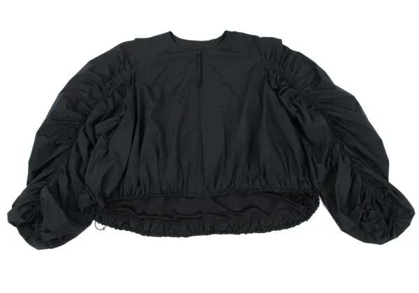 LE PHIL Nylon Stretch Gather Sleeve Zip Blouson K-164957_002