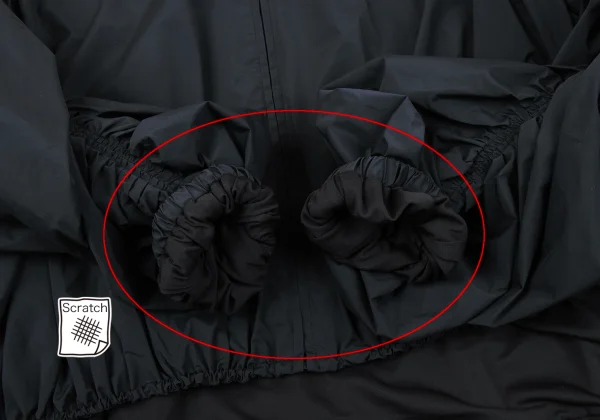 LE PHIL Nylon Stretch Gather Sleeve Zip Blouson K-164957_009