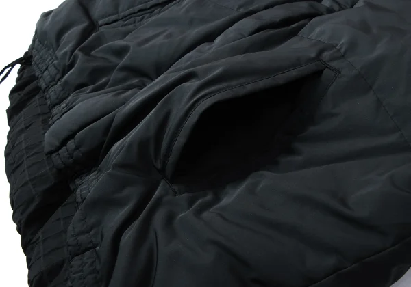 MAISON SPECIAL Check Weave Lining Detachable Hood Reversible Down Jacket K-164961_011