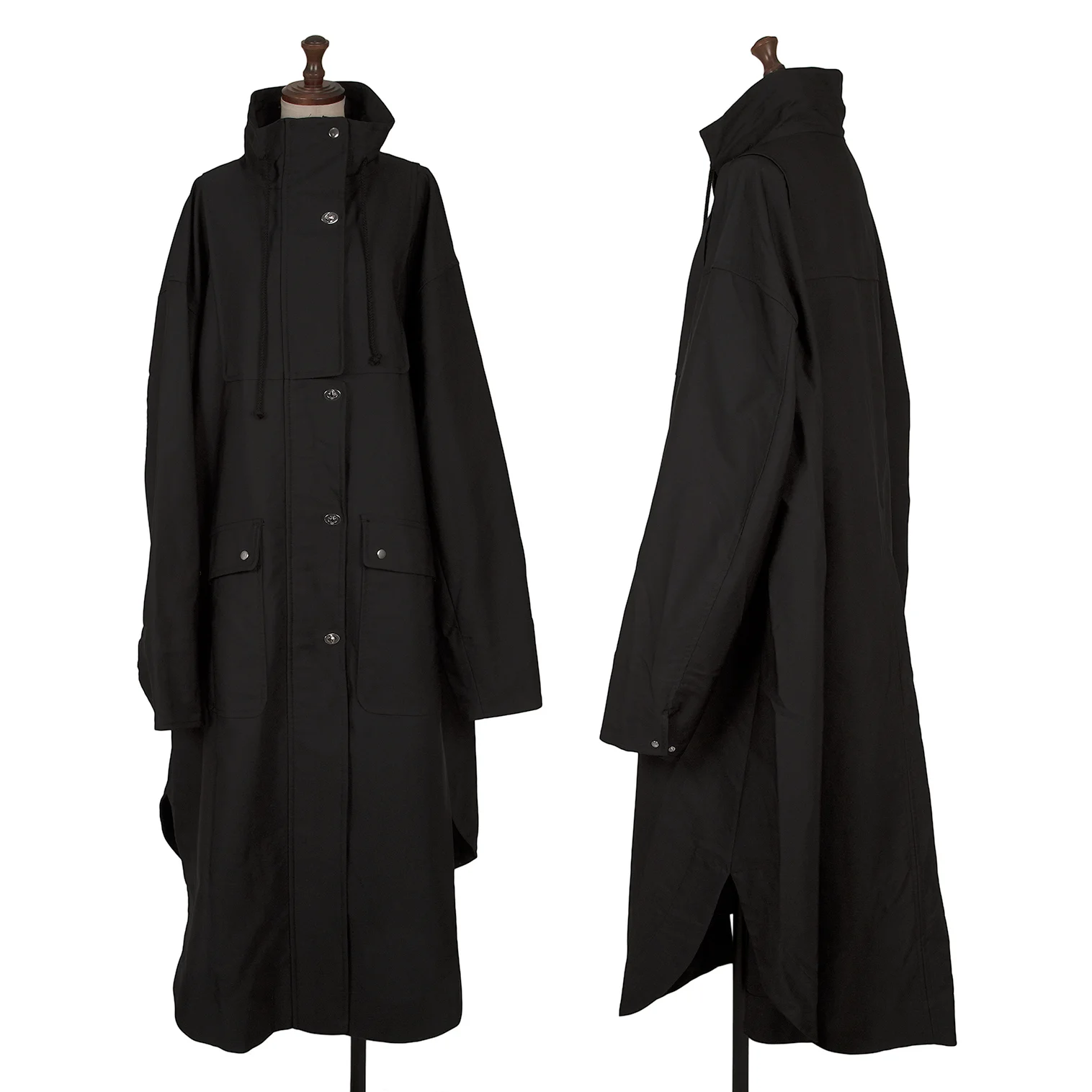 MAISON SPECIAL モッズコート サイズ02 黒 メゾンスペシャルMAISON SPECIAL ポリターンロックモッズコート 黒M (K