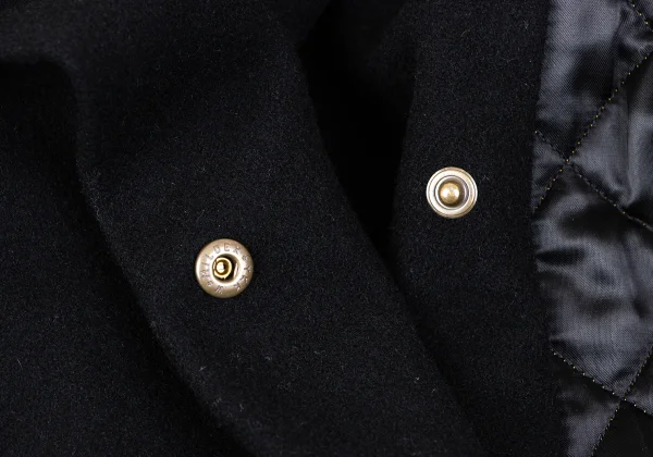 REALITY STUDIO Wool Blend Switching Design Quilting Hooded Coat K-164966_005