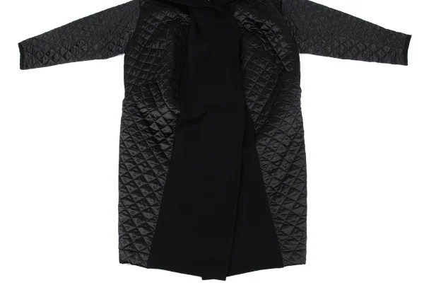 REALITY STUDIO Wool Blend Switching Design Quilting Hooded Coat K-164966_008