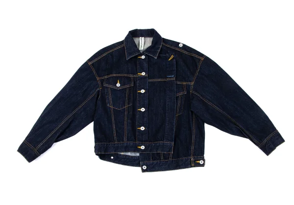 nagonstans Cotton Wrap Design Denim Jacket K-164967_002