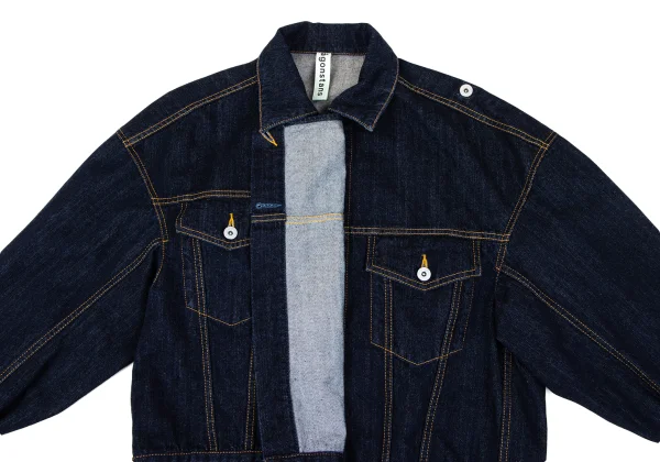 nagonstans Cotton Wrap Design Denim Jacket K-164967_007